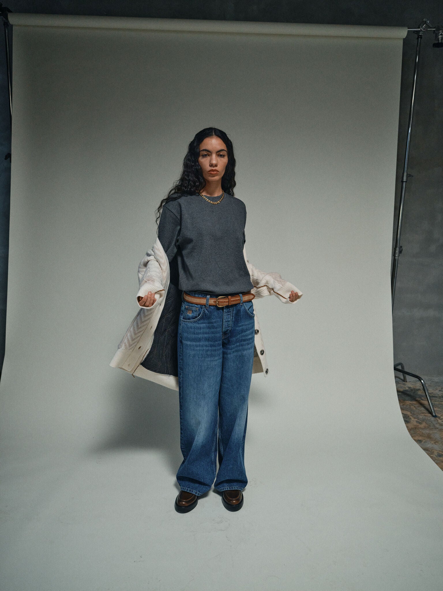 Modelshot / Grey Melange / Detail